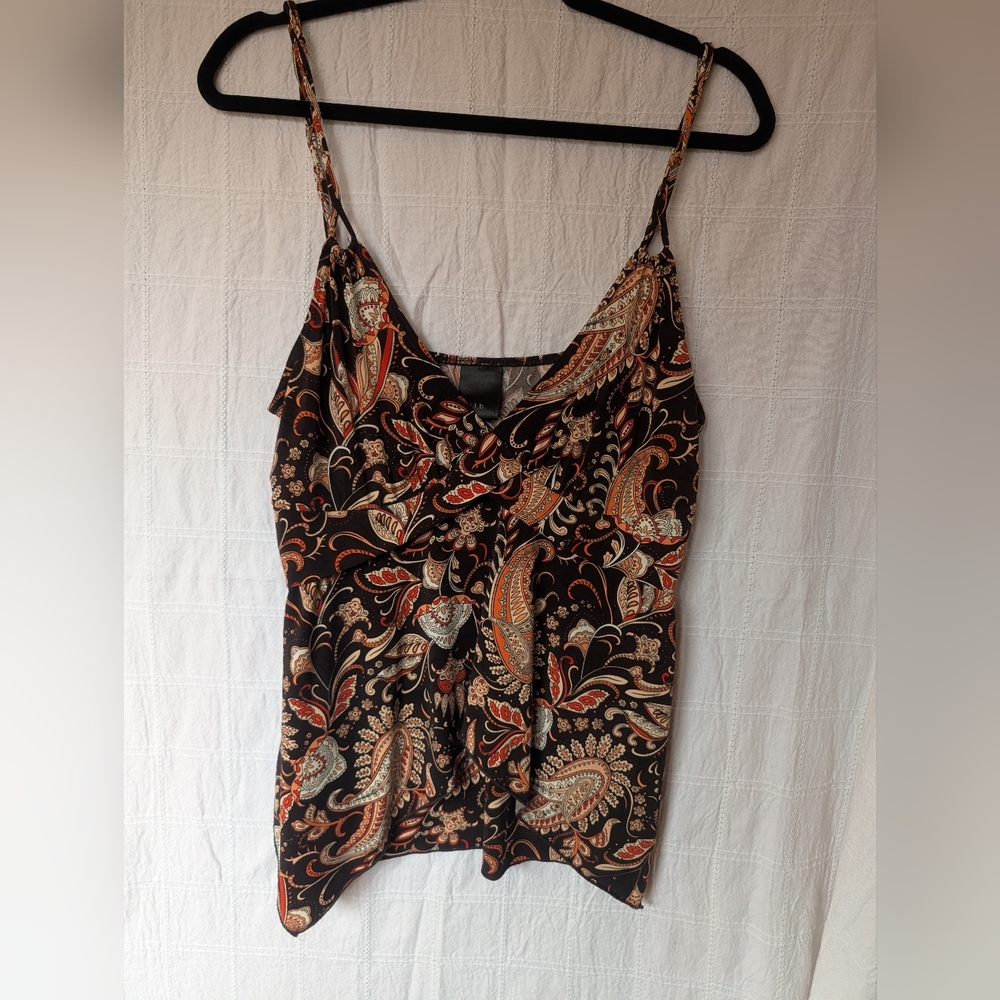 Elegant Paisley Camisole Top